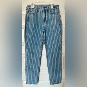 American Eagle Striped Mom Jean Size 2